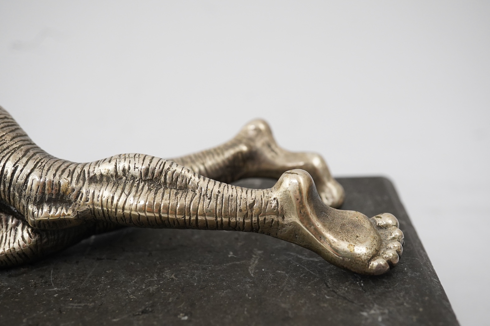 Salvador Dali (Spanish, 1904-1989), Le Cabinet Anthropomorphique, 1973, sterling silver, 11.5cm high, 23cm long